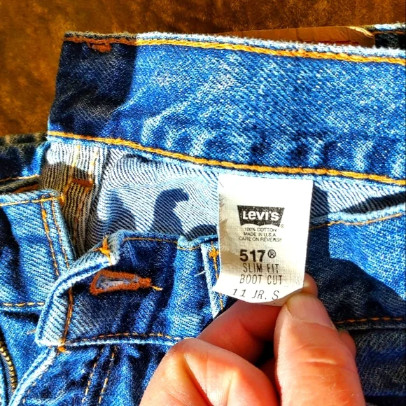 Levis 517 size 11 J S bootcut style denim π«π« like new. - Picture 6 of 6
